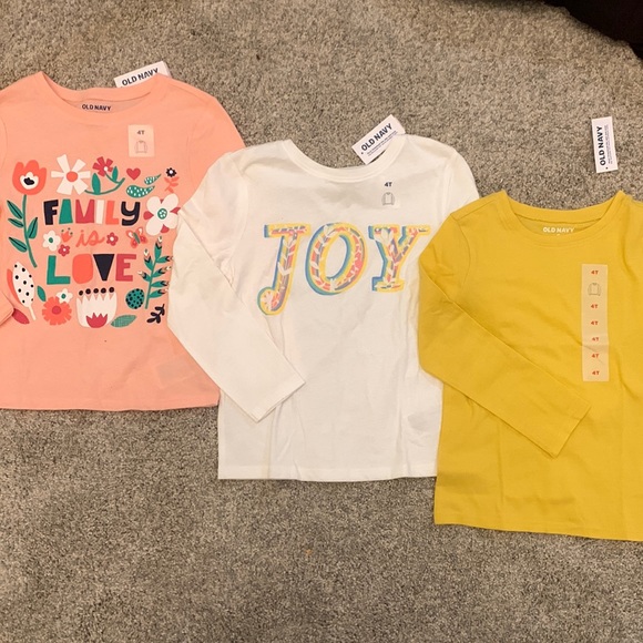 Old Navy Other - Bundle of 3 old navy long sleeve shirts - all new with tags